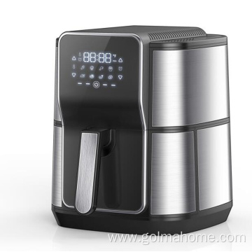 Digital 5.5l Stainless Steel Finish Deep Fryer